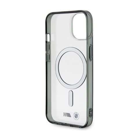 BMW Silver Ring MagSafe - Etui iPhone 14 (Przezroczysty) BMW Silver Ring MagSafe - Etui iPhone 14 (Przezroczysty)