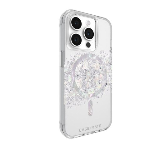 Case-Mate Karat MagSafe - Etui iPhone 15 Pro zdobione masą perłową (A Touch of Pearl) Case-Mate Karat MagSafe - Etui iPhone 15 Pro zdobione masą perłową (A Touch of Pearl)