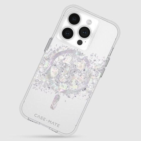 Case-Mate Karat MagSafe - Etui iPhone 15 Pro zdobione masą perłową (A Touch of Pearl) Case-Mate Karat MagSafe - Etui iPhone 15 Pro zdobione masą perłową (A Touch of Pearl)