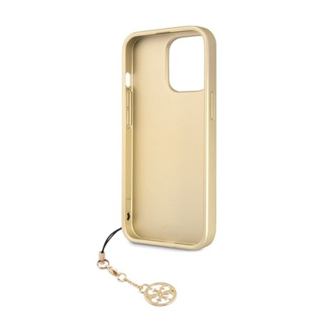 Guess 4G Charms Collection - Etui iPhone 14 Pro (szary) Guess 4G Charms Collection - Etui iPhone 14 Pro (szary)
