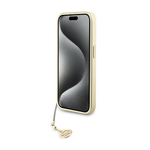 Guess 4G Charms Collection - Etui iPhone 15 Pro (szary) Guess 4G Charms Collection - Etui iPhone 15 Pro (szary)