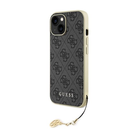 Guess 4G Charms Collection - Etui iPhone 15 (szary) Guess 4G Charms Collection - Etui iPhone 15 (szary)