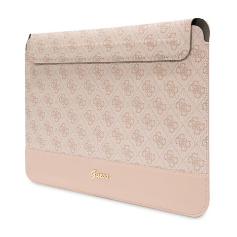 Guess 4G Stripe Metal Logo Computer Sleeve - Etui na notebooka 14" (Różowy) Guess 4G Stripe Metal Logo Computer Sleeve - Etui na notebooka 14" (Różowy)