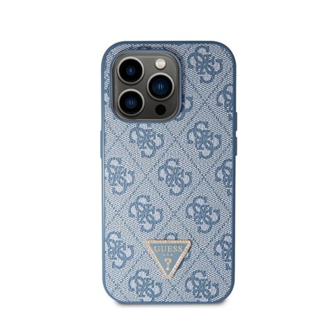 Guess Crossbody 4G Metal Logo - Etui iPhone 14 Pro Max (niebieski) Guess Crossbody 4G Metal Logo - Etui iPhone 14 Pro Max (niebieski)