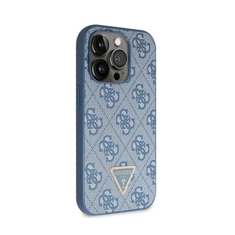 Guess Crossbody 4G Metal Logo - Etui iPhone 14 Pro Max (niebieski) Guess Crossbody 4G Metal Logo - Etui iPhone 14 Pro Max (niebieski)