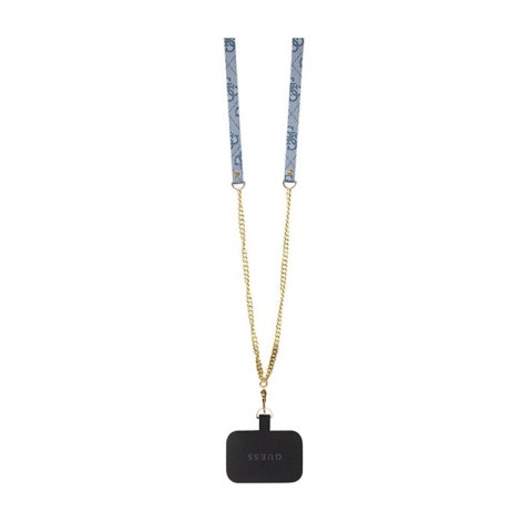 Guess Crossbody 4G Metal Logo - Etui iPhone 14 Pro Max (niebieski) Guess Crossbody 4G Metal Logo - Etui iPhone 14 Pro Max (niebieski)