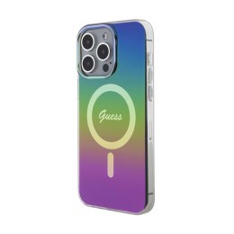 Guess IML Iridescent MagSafe - Etui iPhone 15 Pro (kolorowy)