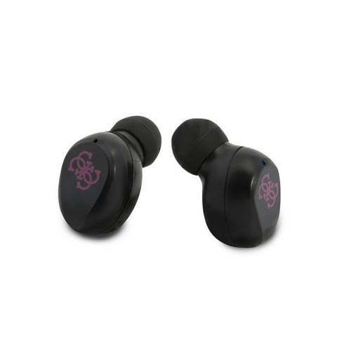 Guess True Wireless Earphones BT5.0 5H - Słuchawki TWS + etui ładujące (magenta) Guess True Wireless Earphones BT5.0 5H - Słuchawki TWS + etui ładujące (magenta)