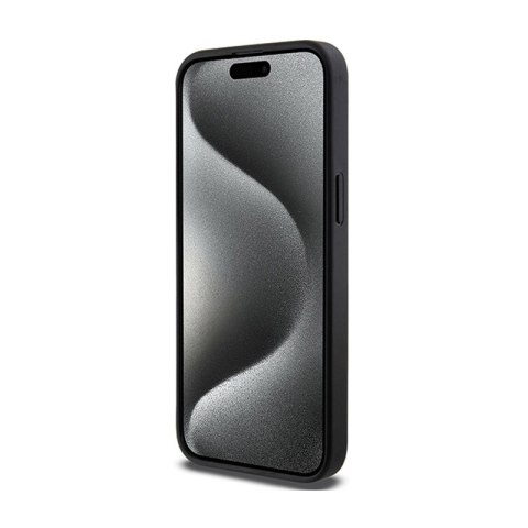 Karl Lagerfeld Gripstand Saffiano Choupette Pins - Etui iPhone 13 Pro (czarny) Karl Lagerfeld Gripstand Saffiano Choupette Pins - Etui iPhone 13 Pro (czarny)