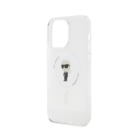 Karl Lagerfeld IML Ikonik MagSafe - Etui iPhone 15 Pro Max (przezroczysty) Karl Lagerfeld IML Ikonik MagSafe - Etui iPhone 15 Pro Max (przezroczysty)