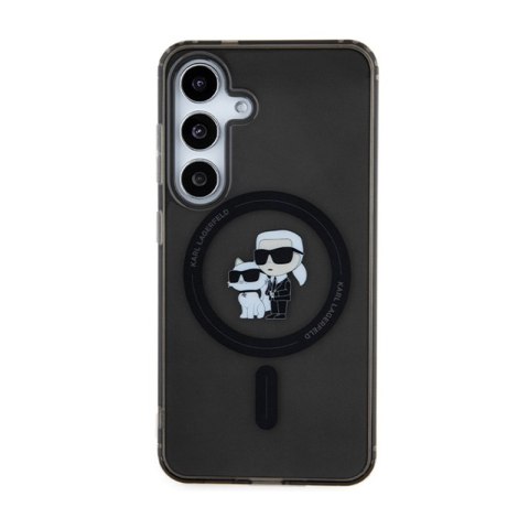 Karl Lagerfeld IML Karl & Choupette Glitter MagSafe - Etui Samsung Galaxy S24 (czarny) Karl Lagerfeld IML Karl & Choupette Glitter MagSafe - Etui Samsung Galaxy S24 (czarny)
