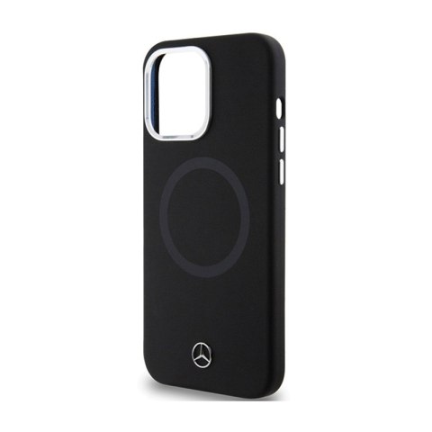 Mercedes Silicone Bicolor MagSafe - Etui iPhone 15 Pro (czarny) Mercedes Silicone Bicolor MagSafe - Etui iPhone 15 Pro (czarny)