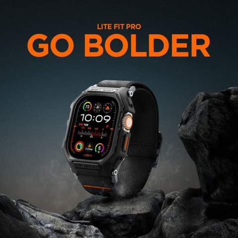 Spigen Lite Fit "Pro" - Etui z paskiem do Apple Watch Ultra 1/2 49 mm (Matte Black) Spigen Lite Fit "Pro" - Etui z paskiem do Apple Watch Ultra 1/2 49 mm (Matte Black)