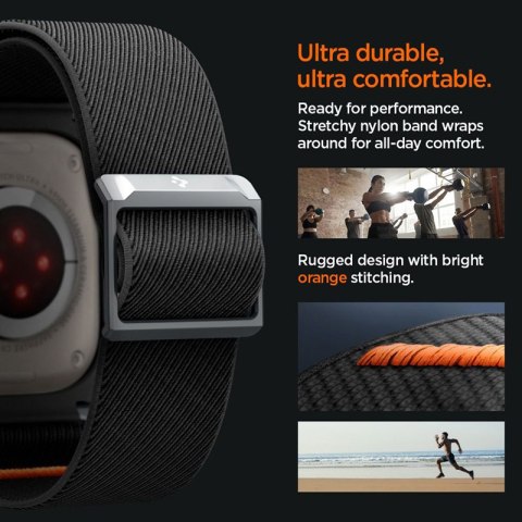 Spigen Lite Fit "Pro" - Etui z paskiem do Apple Watch Ultra 1/2 49 mm (Matte Black) Spigen Lite Fit "Pro" - Etui z paskiem do Apple Watch Ultra 1/2 49 mm (Matte Black)