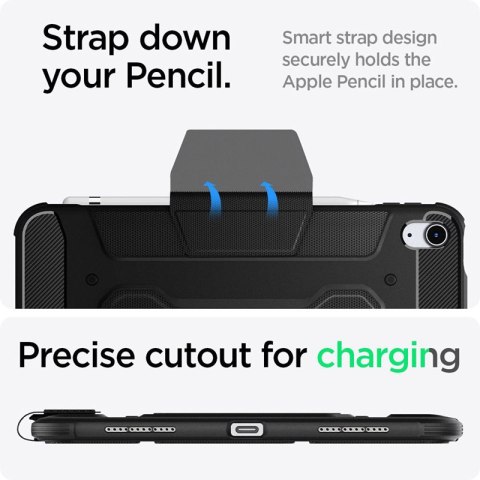 Spigen Rugged Armor Pro - Etui do iPad 11" (2025) / iPad 10.9" (2022) (Czarny) Spigen Rugged Armor Pro - Etui do iPad 11" (2025) / iPad 10.9" (2022) (Czarny)