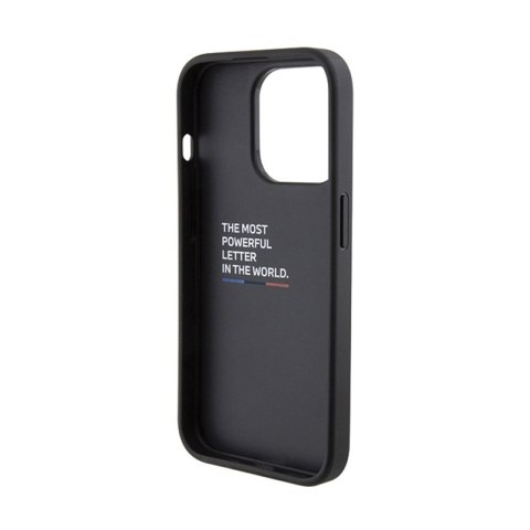 BMW Grip Stand Smooth & Perforated - Etui iPhone 15 Pro Max (czarny) BMW Grip Stand Smooth & Perforated - Etui iPhone 15 Pro Max (czarny)