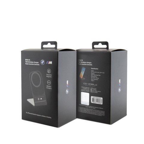 BMW MagSafe Desk Charger with Stand - Ładowarka indukcyjna MagSafe 15W na biurko (czarny) BMW MagSafe Desk Charger with Stand - Ładowarka indukcyjna MagSafe 15W na biurko (czarny)