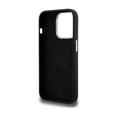 BMW Signature Liquid Silicone MagSafe - Etui iPhone 15 Pro (czarny) BMW Signature Liquid Silicone MagSafe - Etui iPhone 15 Pro (czarny)