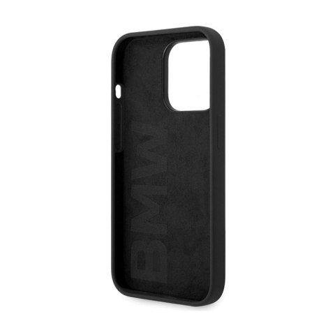 BMW Silicone Metal Logo - Etui iPhone 15 Pro (czarny) BMW Silicone Metal Logo - Etui iPhone 15 Pro (czarny)