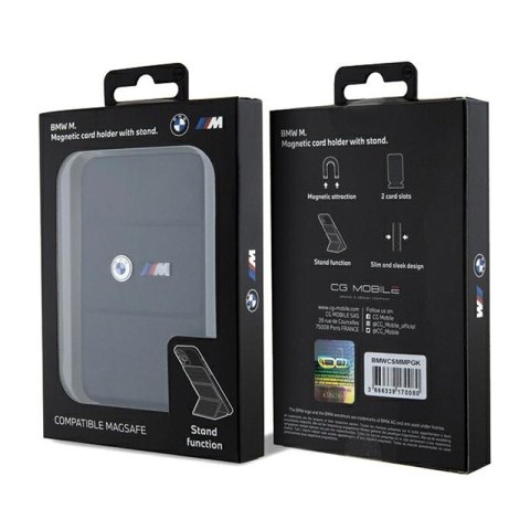 BMW Wallet Cardslot Stand MagSafe M Edition Collection - Portfel magnetyczny z funkcją standu (czarny) BMW Wallet Cardslot Stand MagSafe M Edition Collection - Portfel magnetyczny z funkcją standu (czarny)