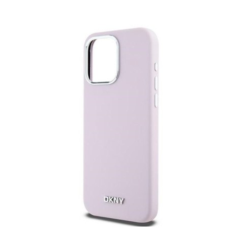 DKNY Liquid Silicone Small Metal Logo MagSafe - Etui iPhone 14 Pro Max (różowy) DKNY Liquid Silicone Small Metal Logo MagSafe - Etui iPhone 14 Pro Max (różowy)