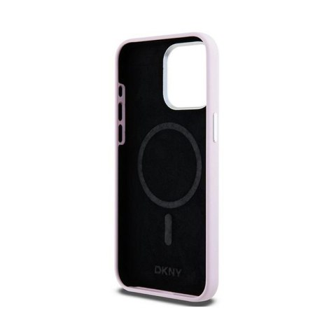 DKNY Liquid Silicone Small Metal Logo MagSafe - Etui iPhone 14 Pro Max (różowy) DKNY Liquid Silicone Small Metal Logo MagSafe - Etui iPhone 14 Pro Max (różowy)