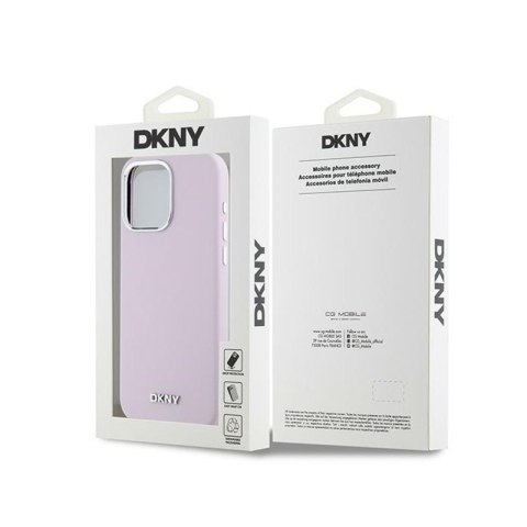 DKNY Liquid Silicone Small Metal Logo MagSafe - Etui iPhone 14 Pro Max (różowy) DKNY Liquid Silicone Small Metal Logo MagSafe - Etui iPhone 14 Pro Max (różowy)