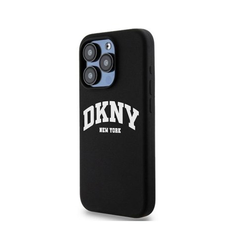 DKNY Liquid Silicone White Printed Logo MagSafe - Etui iPhone 14 Pro (czarny) DKNY Liquid Silicone White Printed Logo MagSafe - Etui iPhone 14 Pro (czarny)
