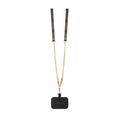 Guess Crossbody 4G Metal Logo - Etui iPhone 15 (brązowy) Guess Crossbody 4G Metal Logo - Etui iPhone 15 (brązowy)
