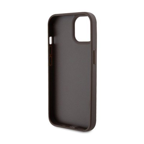 Guess Crossbody 4G Metal Logo - Etui iPhone 15 (brązowy) Guess Crossbody 4G Metal Logo - Etui iPhone 15 (brązowy)