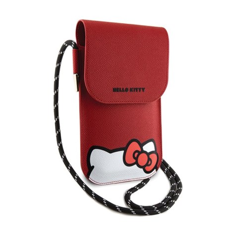Hello Kitty Leather Hiding Kitty Cord - Torebka crossbody na telefon (czerwony) Hello Kitty Leather Hiding Kitty Cord - Torebka crossbody na telefon (czerwony)
