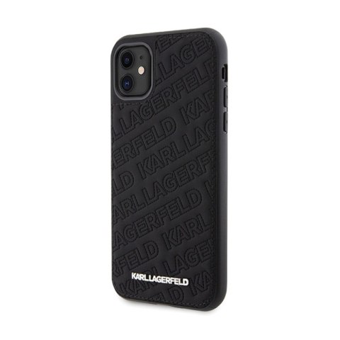 Karl Lagerfeld Quilted K Pattern - Etui iPhone 11 (czarny) Karl Lagerfeld Quilted K Pattern - Etui iPhone 11 (czarny)