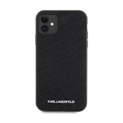 Karl Lagerfeld Quilted K Pattern - Etui iPhone 11 (czarny) Karl Lagerfeld Quilted K Pattern - Etui iPhone 11 (czarny)