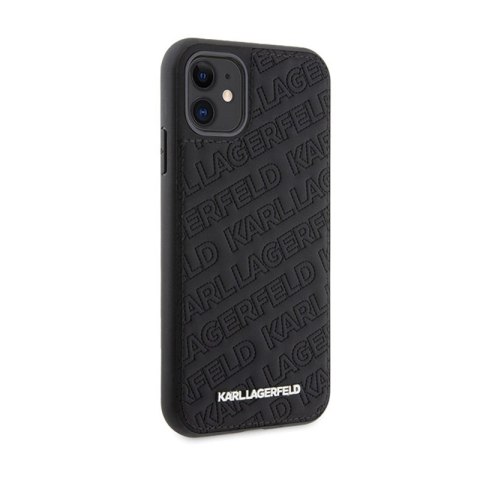 Karl Lagerfeld Quilted K Pattern - Etui iPhone 11 (czarny) Karl Lagerfeld Quilted K Pattern - Etui iPhone 11 (czarny)