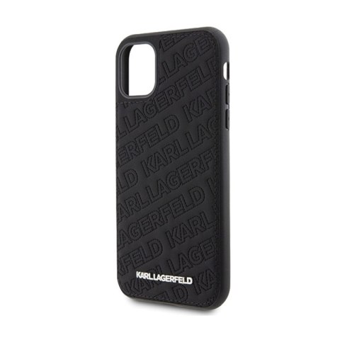 Karl Lagerfeld Quilted K Pattern - Etui iPhone 11 (czarny) Karl Lagerfeld Quilted K Pattern - Etui iPhone 11 (czarny)