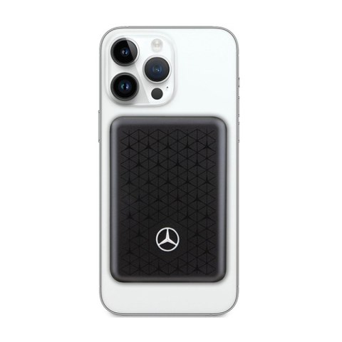 Mercedes Stars Pattern MagSafe - Power Bank indukcyjny 3000 mAh 5W MagSafe (czarny) Mercedes Stars Pattern MagSafe - Power Bank indukcyjny 3000 mAh 5W MagSafe (czarny)