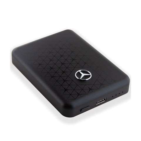 Mercedes Stars Pattern MagSafe - Power Bank indukcyjny 3000 mAh 5W MagSafe (czarny) Mercedes Stars Pattern MagSafe - Power Bank indukcyjny 3000 mAh 5W MagSafe (czarny)