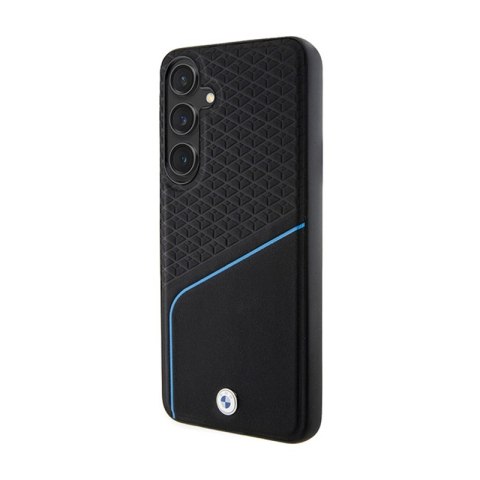 BMW Signature Leather Textured & Line MagSafe - Etui Samsung Galaxy S24+ (czarny) BMW Signature Leather Textured & Line MagSafe - Etui Samsung Galaxy S24+ (czarny)