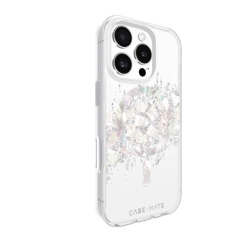 Case-Mate Karat MagSafe - Etui iPhone 16 Pro zdobione masą perłową (A Touch of Pearl) Case-Mate Karat MagSafe - Etui iPhone 16 Pro zdobione masą perłową (A Touch of Pearl)