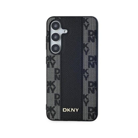 DKNY Leather Checkered Mono Pattern MagSafe - Etui Samsung Galaxy S24 (czarny) DKNY Leather Checkered Mono Pattern MagSafe - Etui Samsung Galaxy S24 (czarny)