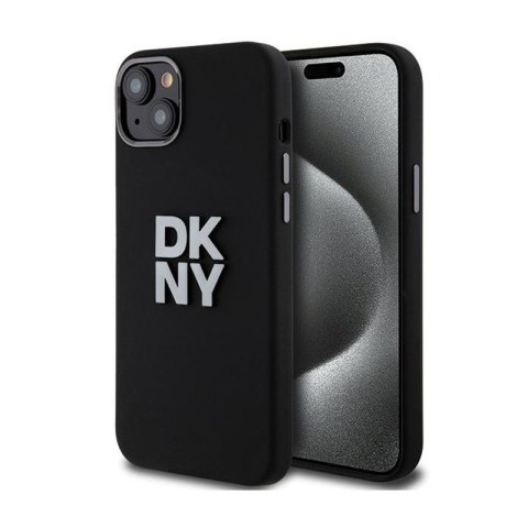 DKNY Liquid Silicone Metal Logo - Etui iPhone 15 / 14 / 13 (czarny) DKNY Liquid Silicone Metal Logo - Etui iPhone 15 / 14 / 13 (czarny)