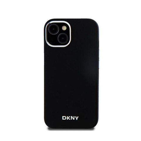 DKNY Liquid Silicone Small Metal Logo MagSafe - Etui iPhone 15 Plus / 14 Plus (czarny) DKNY Liquid Silicone Small Metal Logo MagSafe - Etui iPhone 15 Plus / 14 Plus (czarny)