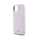 DKNY Liquid Silicone Small Metal Logo MagSafe - Etui iPhone 15 Plus / 14 Plus (różowy)