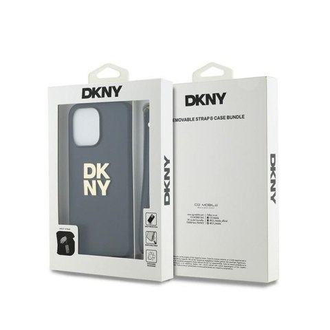 DKNY Wrist Strap Stock Logo - Etui iPhone 14 Pro (czarny) DKNY Wrist Strap Stock Logo - Etui iPhone 14 Pro (czarny)