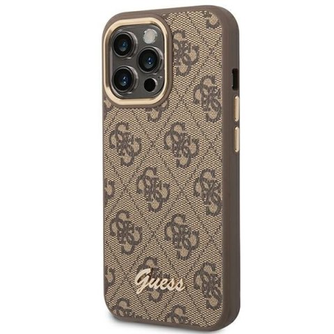 Guess 4G Metal Camera Outline Case - Etui iPhone 14 Pro Max (Brązowy) Guess 4G Metal Camera Outline Case - Etui iPhone 14 Pro Max (Brązowy)