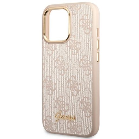 Guess 4G Metal Camera Outline Case - Etui iPhone 14 Pro Max (Różowy) Guess 4G Metal Camera Outline Case - Etui iPhone 14 Pro Max (Różowy)