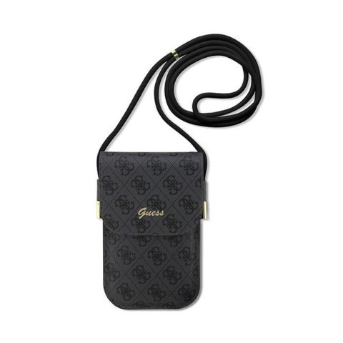 Guess 4G Metal Script Logo - Torebka crossbody na telefon (czarny) Guess 4G Metal Script Logo - Torebka crossbody na telefon (czarny)
