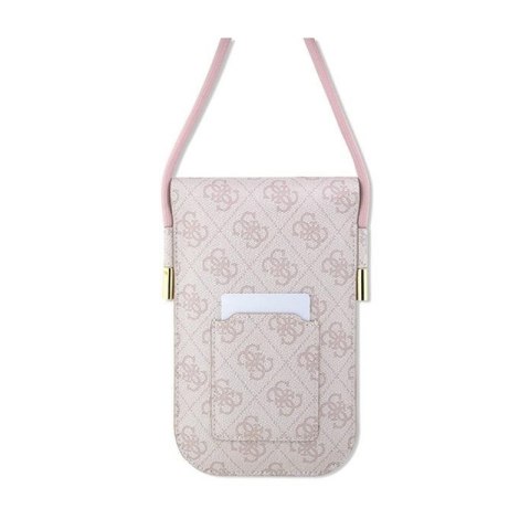 Guess 4G Metal Script Logo - Torebka crossbody na telefon (różowy) Guess 4G Metal Script Logo - Torebka crossbody na telefon (różowy)
