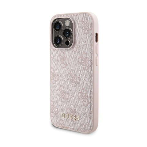 Guess Bundle Pack MagSafe 4G Metal Gold Logo - Zestaw etui + Power Bank 5000mAh MagSafe iPhone 15 Pro (różowy) Guess Bundle Pack MagSafe 4G Metal Gold Logo - Zestaw etui + Power Bank 5000mAh MagSafe iPhone 15 Pro (różowy)