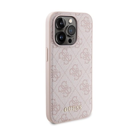 Guess Bundle Pack MagSafe 4G Metal Gold Logo - Zestaw etui + Power Bank 5000mAh MagSafe iPhone 15 Pro (różowy) Guess Bundle Pack MagSafe 4G Metal Gold Logo - Zestaw etui + Power Bank 5000mAh MagSafe iPhone 15 Pro (różowy)